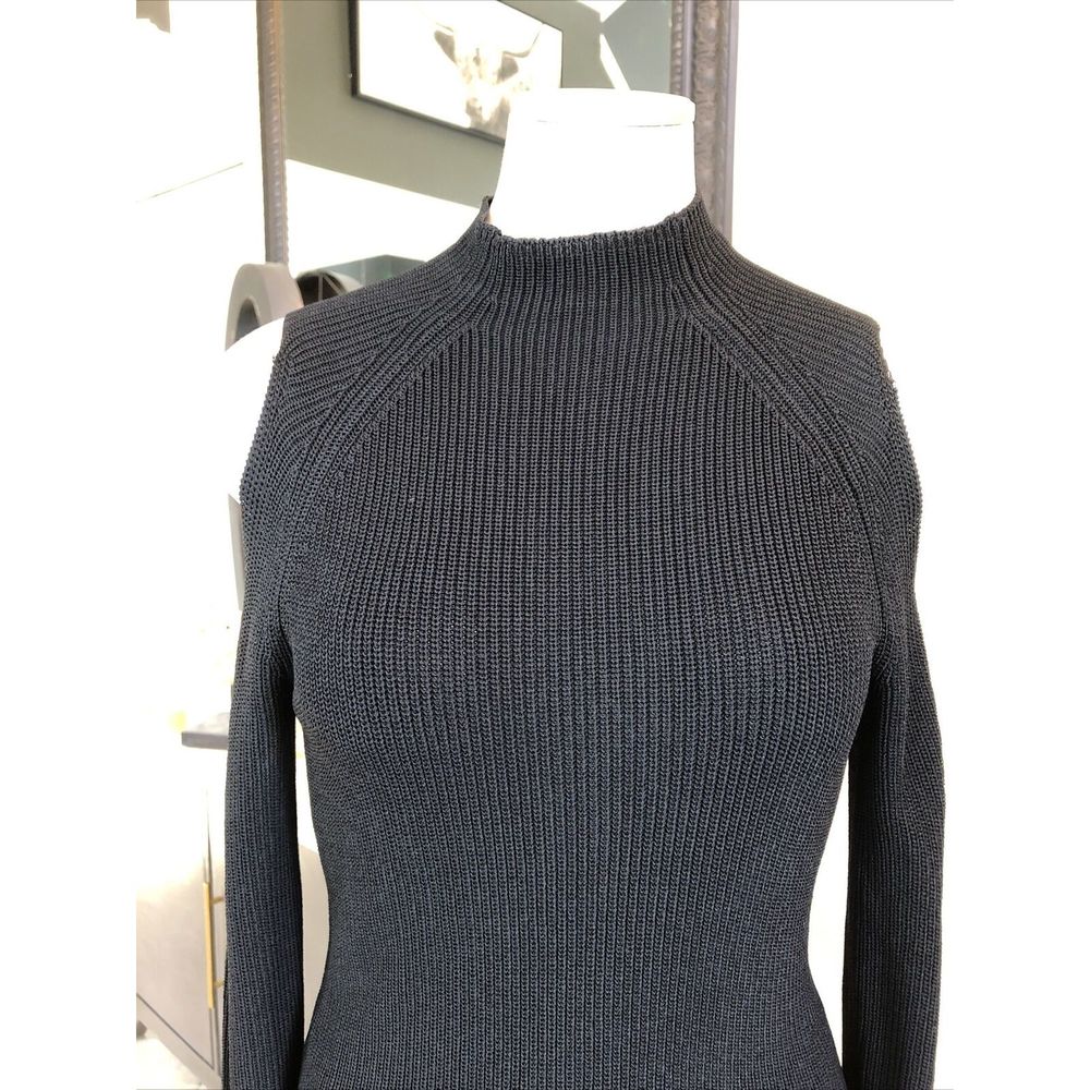 Wilfred Ribbed Cold Shoulder Pullover Sweater L - image 2